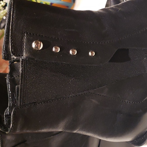 Vero Cuoio 41 black ankle boots leather Italian. - Picture 2 of 11